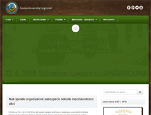 Tablet Screenshot of cslegionar.cz